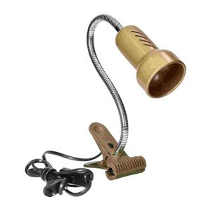 Flexibilná stolná lampa s klipom E14 40W LUKE DL-11/C ORNO zlatá