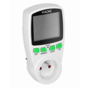 1 tarifný elektromer EM-4 s LCD,16A, 3680W, LR44, VIRONE