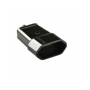 Zásuvka na kábel ORNO ABS 2P/II 16A/250V, čierna