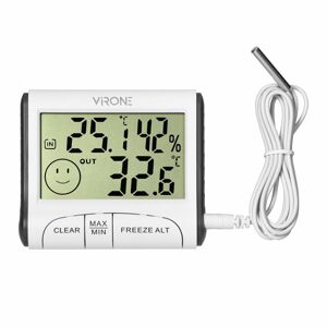 Multifunkčná meteostanica WS-4, káblová, biela