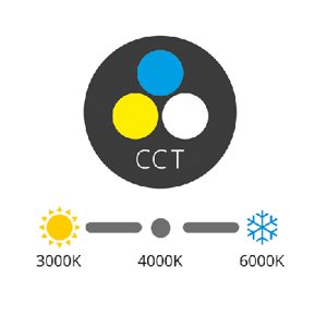 Svietidlo LED CCT, 2600lm, 40W, IP20, 3000-6500K (LUCERNA)