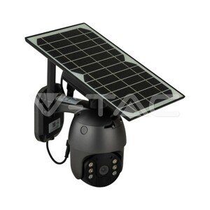 Kamera SMART 4G HD IP65 Solárna PTZ so senzorom čierna VT-11024-4G (V-TAC)