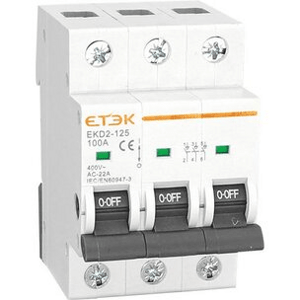 Vypínač DIN 3P 50A EKD2-125-3-050 (ETEK)