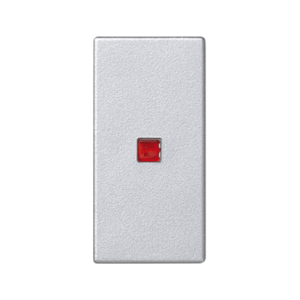 Kláves, K45, s podsvietením farba: červený, 45×22,5mm, hliník