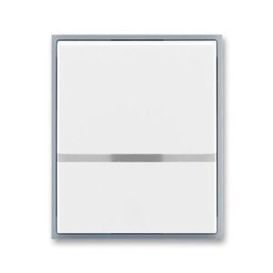 Kryt spínaca/tlacidla 1diel. sign. biela/sivá ladová Element (ABB)