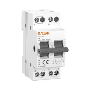 Prepínač DIN 2P 40A 1-0-2 EKCS101-2-40 (ETEK)