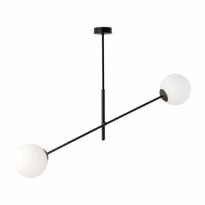 Závesné svietidlo LAINA, AD-LD-6309B-WE14SM, 2x40W, E14, čiernobiele (ORNO)