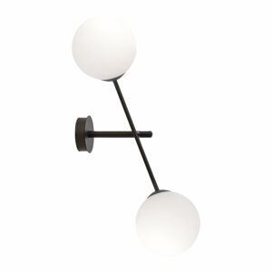 Nástenné svietidlo LAINA, AD-LD-6312B-WE14SM, 2x40W, E14, čiernobiele (ORNO)