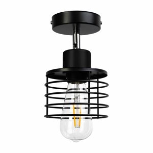 Stropné/nástenné svietidlo ISLA AD-LD-6385BE27M, 60W, E27, čierna  (ORNO)