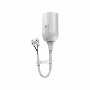 Objímka na žiarovku LH/E27-20/W/PZ, E27, biela (ORNO)