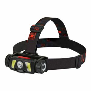 Čelovka/svetlo na bicykel LED COB + XPG s 1200mAh Li-ion batériou, pohybový senzor (ORNO)