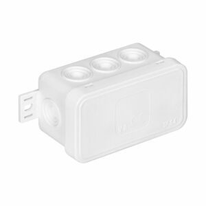 Nástenná rozvodná krabica CLICK IP54 8 káblových vstupov 80x45x41mm biela, 100 ks