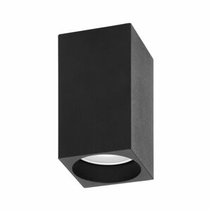 Stropné svietidlo BARBRA DLS GU10, 50W, IP20, štvorcové, čierne, hliník (ORNO)