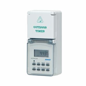 Digitálny časovač (Schuko), 8 programov, IP4