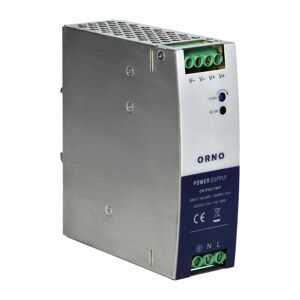 Priemyselný zdroj na DIN lištu, 24VDC, 5A, 120W, kovové puzdro (ORNO)