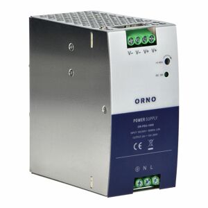 Priemyselný zdroj na DIN lištu, 24VDC, 10A, 240W, kovové puzdro (ORNO)