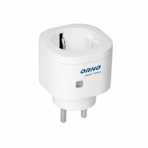 Bezdrôtová sieťová zásuvka s rádiovým prijímačom, IP20, Smart Home, Schuko, biela, ORNO