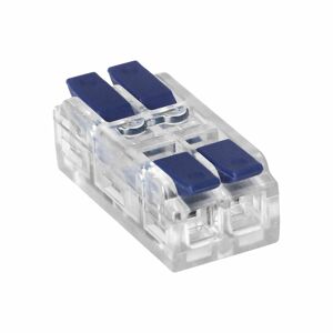 2-drôtová svorka spojovacia spojka, obojstranná; pre drôt 0,75-4 mm2; I250V/32A; 6ks blst