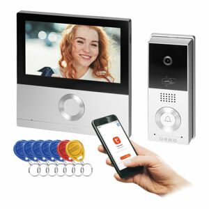 Súprava videovrátnika TALOS, 7" monitor, Wi-Fi, RFID čítačka, dotykový displej (ORNO)