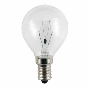 Žiarovka 25W, E14, 2700K, 230lm, 235V, pre PIZZA pec do 500 °C, ilumin., číra (Schiefer)