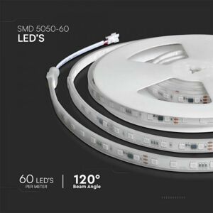Sada LED pásika komplet 13W/m, RGB MAGIC SMART IP65, 24V , 60 LED/m, VT-5050 , 5m (V-TAC)