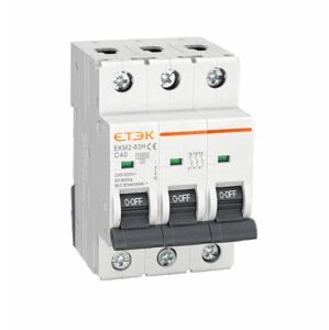 Istič 3-pólový C/40A 10kA Rada:EKM2-63H (ETEK)
