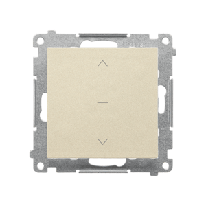 Ovládač žalúzií tlačidlový 10A/250V (PS) šampanská matná SIMON55 (Simon)