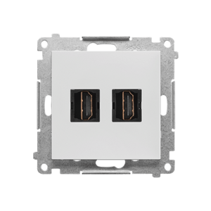Zásuvka 2xHDMI svetlá sivá SIMON55 (Simon)