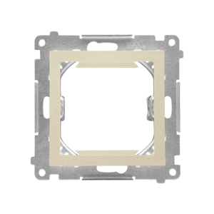 Adaptér pre montáž štandardu 45×45 mm, šampanské matné