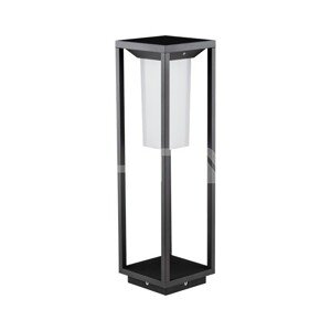Solárne LED stĺpikové svietidlo 2W 3000K 280lm svetlosivá  VT-66 (V-TAC)