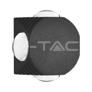 Nástenné LED svietidlo 4W COB 3000K čierne VT-2544 (V-TAC)