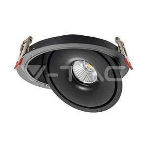 Stropné LED podhľadové svietidlo 30W COB 3V1 čierne VT-2532 (V-TAC)