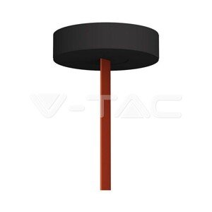 Surface Canopy D205*H50MM Sandy Black (V-TAC)