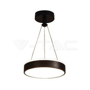 Dizajnové závesné LED svietidlo 12W 4000K 1280lm čierne VT-7765 (V-TAC)