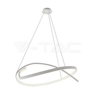 Dizajnové závesné svietidlo 48W LED 3000K 5150lm 800*1200MM Triak stmievateľné biele VT-