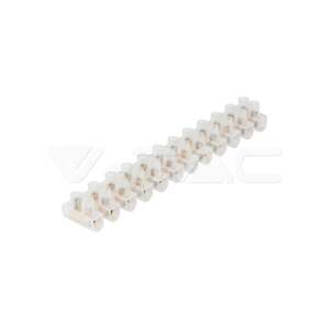 Netvarovaná medená koncovka 6A 6MM 10ks/sada (V-TAC)