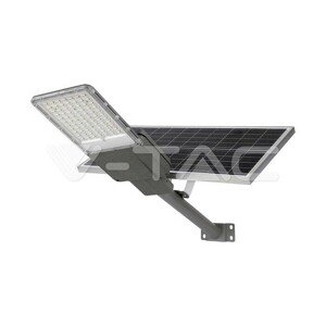 Pouličné LED solárne svietidlo 30W 6400K Bridgelux 3000lm VT-15200ST (V-TAC)
