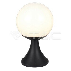 Stojanová lampa 1*E27 Matt Black Opal C Ball VT-1230 (V-TAC)