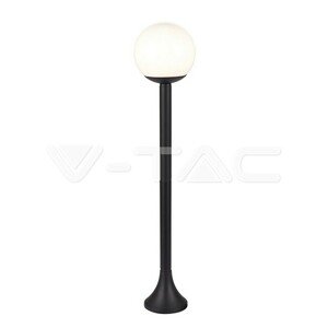 Stojanová lampa 1*E27 Matt Black Opal C Ball VT-1231 (V-TAC)