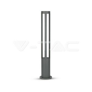 Záhradné LED stĺpikové svietidlo 10W, 000K, 450lm, 80cm, IP65, sivé VT-820 (V-TAC)