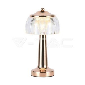 Stolné LED svietidlo 1800 mAh CCT Batéria 13,5*26,5 francúzske zlato VT-1048 (V-TAC)