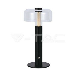 LED stolová lampa 1800mAH Batéria 150*300 3v1 čierne VT-1049 (V-TAC)