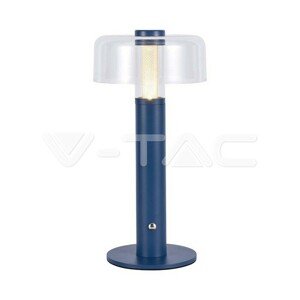 Stolné LED svietidlo 1800 mAh batéria 150*300 3v1 fialové 1 VT-1049 (V-TAC)