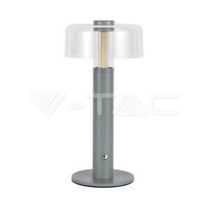Stolné LED svietidlo 1800 mAh batéria 150*300 3v1 sivá 3 VT-1049 (V-TAC)