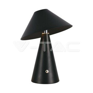 Stolné LED svietidlo 1800mAH CCT Batéria 180*240 Čierna VT-1051 (V-TAC)