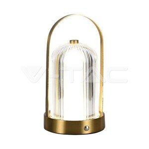 Stolné LED svietidlo 1800mAH CCT 120*190 francúzska zlatá VT-1057 (V-TAC)