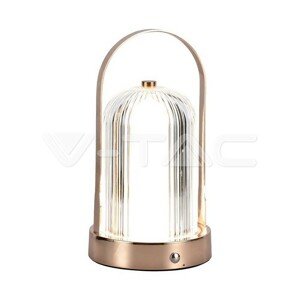 Stolné LED svietidlo 1800 mAh CCT 120*190 bronzové pokovovanie VT-1057