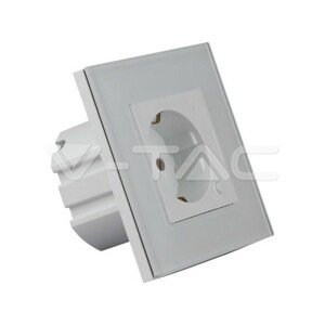 EÚ WIFI nástenná zásuvka biela VT-5134 (V-TAC)