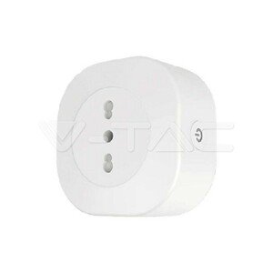 EÚ WIFI zásuvka kompatibilná s Amazon Alexa a Google Home VT-5175 (V-TAC)