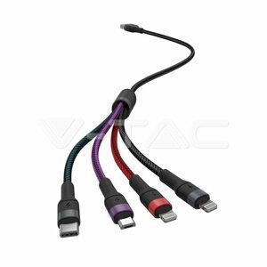 Nabíjací kábel 4v1 VT-5351 (V-TAC)